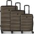  Edition 03 4 wheels Suitcase set 3-piece Variant chocolate-brown