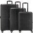  Sunset Hills 4 wheels Suitcase set 3-piece Variant black