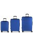  Juego 3 4 roll suitcase set 3pcs. Variant azul