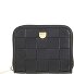  Woven Wallet Leather 10 cm Variant nero rosa