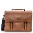  Nashville briefcase XXL 3 compartments leather 39 cm Variant mid brown