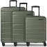  Munich 4.0 4 wheels Suitcase set 3-piece Expandable Variant olive dull