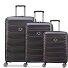 Meteor 4 wheels Suitcase set 3-piece with expansion pleat Variant capuccino