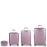 Queens 4 wheels Suitcase set 4-piece with expansion pleat Variant lila  Queens 4 wheels Suitcase set 4-piece with expansion pleat Variant lila