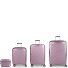  Queens 4 wheels Suitcase set 4-piece with expansion pleat Variant lila