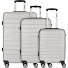  Seattle 4 wheels Suitcase set 3-piece Variant silber
