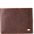  Chicago Wallet RFID protection Leather 12 cm Variant braun