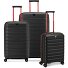  B-Flying Move 4 wheels Suitcase set 3-piece with expansion pleat Variant nero fumo
