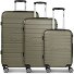 Seattle 4 wheels Suitcase set 3-piece Variant dark-olive Seattle 4 wheels Suitcase set 3-piece Variant dark-olive