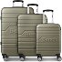  Seattle 4 wheels Suitcase set 3-piece Variant dark-olive