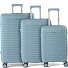  5820 4 wheels Suitcase set 3-piece Variant hellblau
