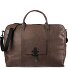  Urban Poets Atlas Weekender travel bag Leather 65 cm Variant stone grey
