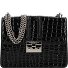 Roros shoulder bag 21 cm Variant croco print black Roros shoulder bag 21 cm Variant croco print black