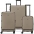  Florence 4 wheels Suitcase set 3-piece with expansion pleat Variant champagne