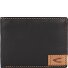  California wallet leather 12.5 cm Variant schwarz